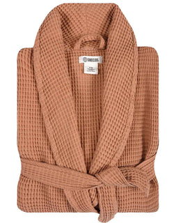 Micro Waffle Robe Beige