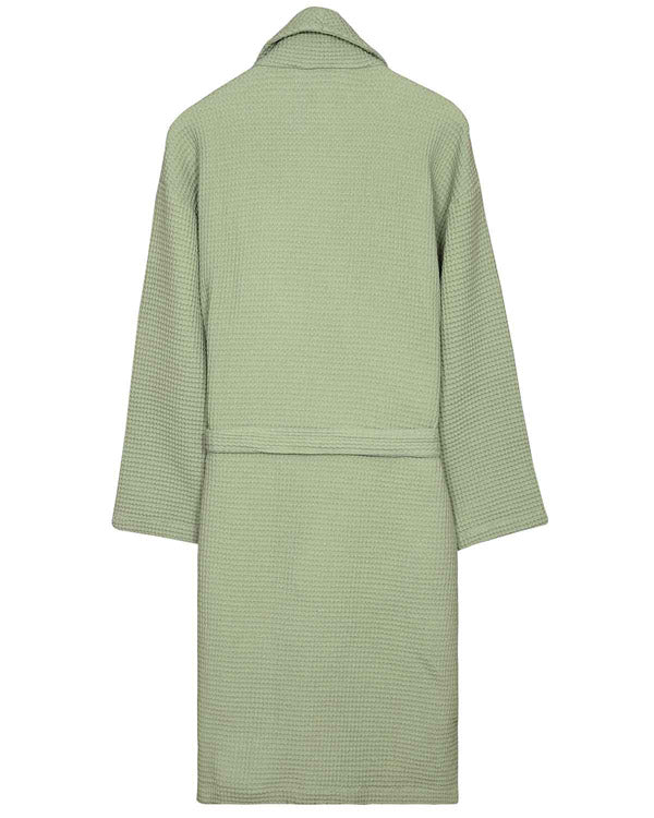 Micro Waffle Robe Sage