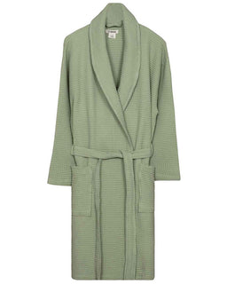 Micro Waffle Robe Sage