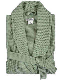 Micro Waffle Robe Sage