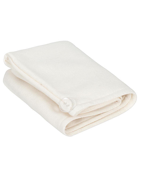Terra Hair Towel - Ivory