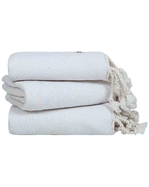 Cyperus Mixed Bundle Natural - 1 Towels Set, 1 Apron, 1 Pot Holder Set