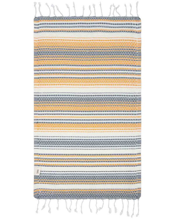 Saffron Stripe Kitchen Towel Bundle - Assorted 3 Pack