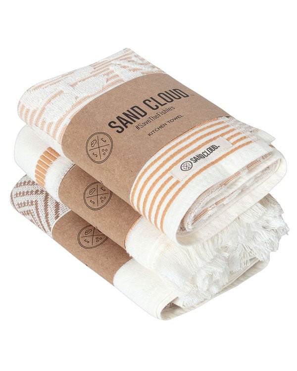 Caraway Kitchen Towel Bundle - Assorted 3 Pack