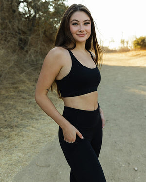 Black Eco High Waist Leggings