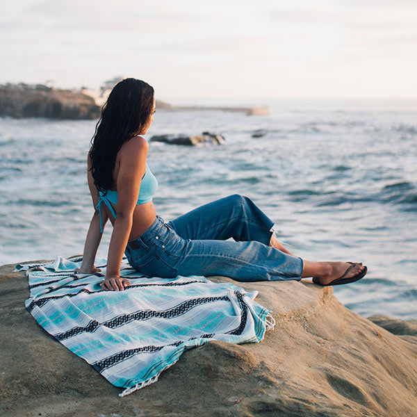 Mint Baja Towel - Sand Cloud